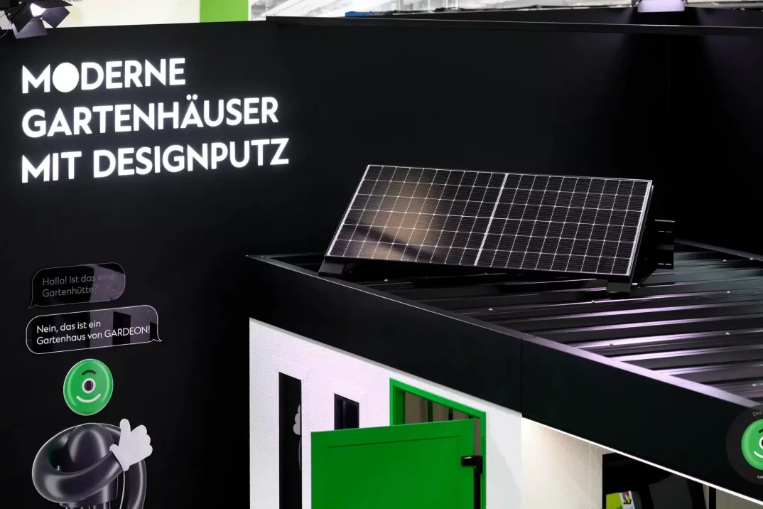 Individuelles Gartenhaus mit Überdachung 1