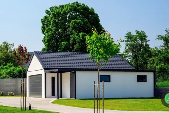 GARDEON Doppelgarage, Individuelles Gartenhaus mit Überdachung 6