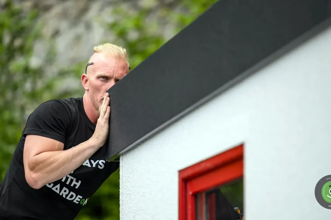 Vermessung des Garagendaches