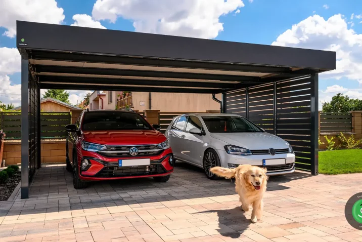 Maßgefertigtes individuelles Carport GARDEON