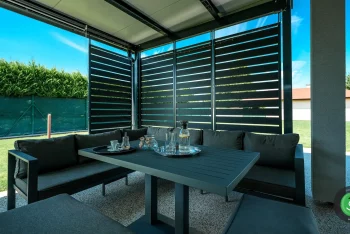 Design-Stahlpergola GARDEON