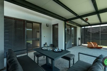 Design-Stahlpergola GARDEON