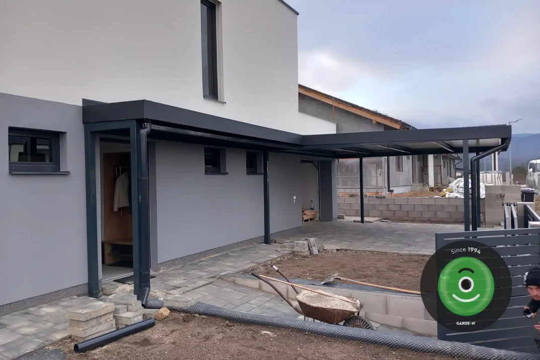 Eingangsüberdachung und Carport GARDEON