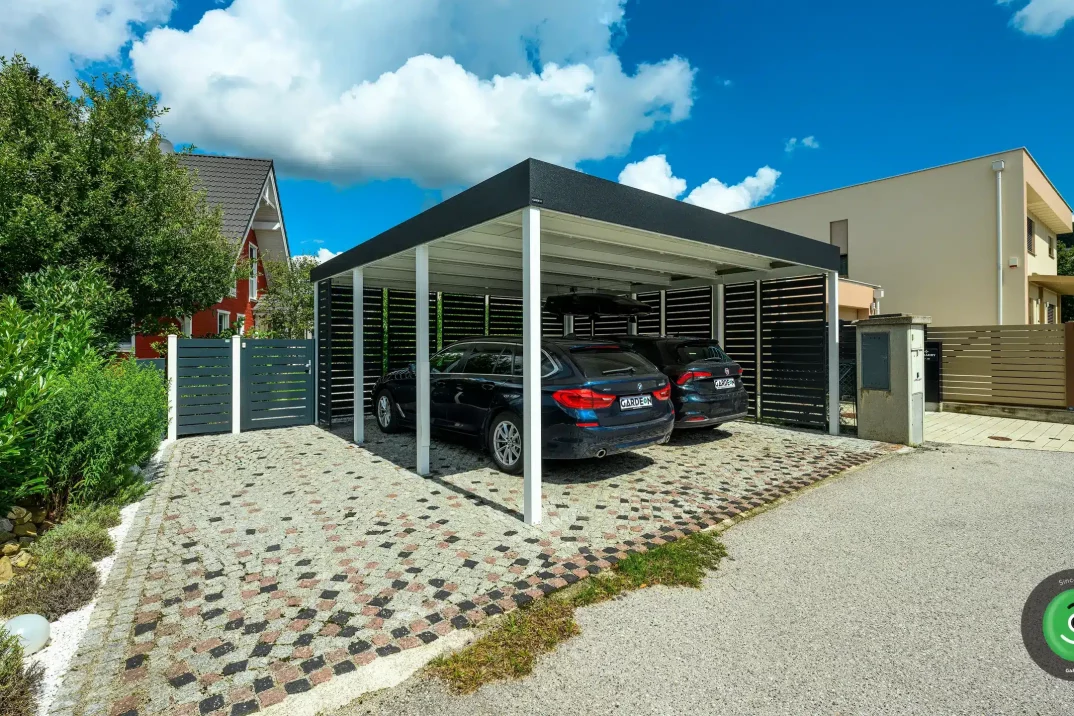 Isoliertes Carport GARDEON für das ganzjährig optimale Klima