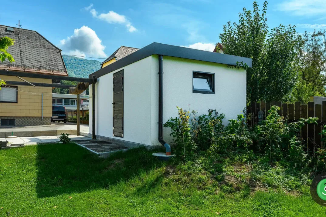 GARDEON Garage mit Pultdach