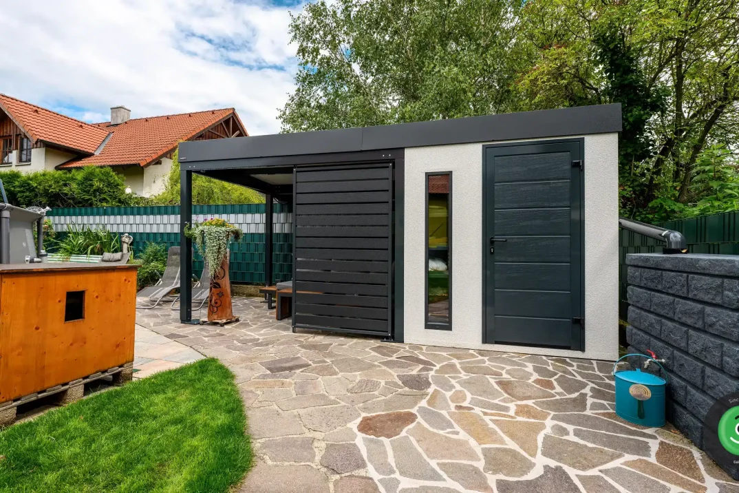 Gartenhaus mit und Design-Oberlicht GARDEON