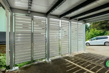 GARDEON Carport mit Design Metall