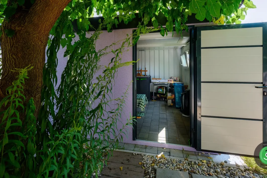 Montiertes Gartenhaus GARDEON