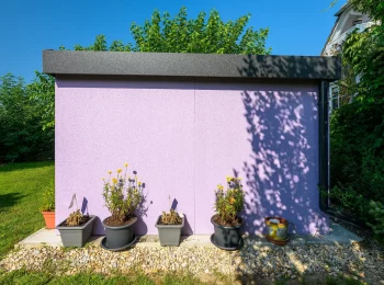 Gartenhaus mit PVC Fenster und Design-Oberlicht GARDEON
