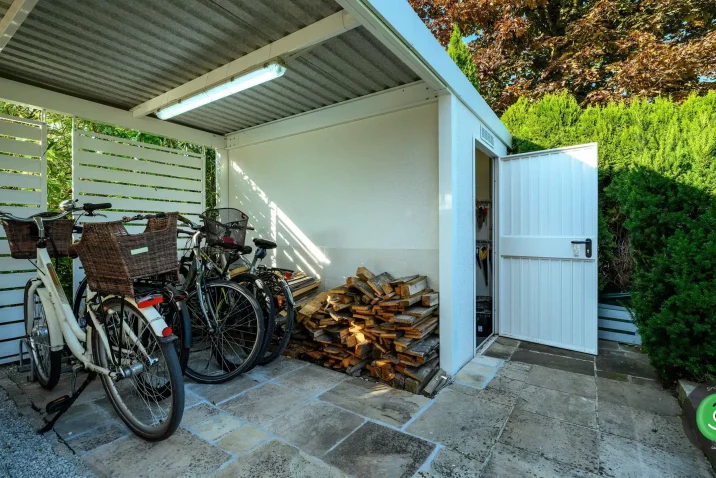 Carport für ein auto mit Pultdach