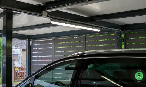 GARDEON Carport mit Design Metall