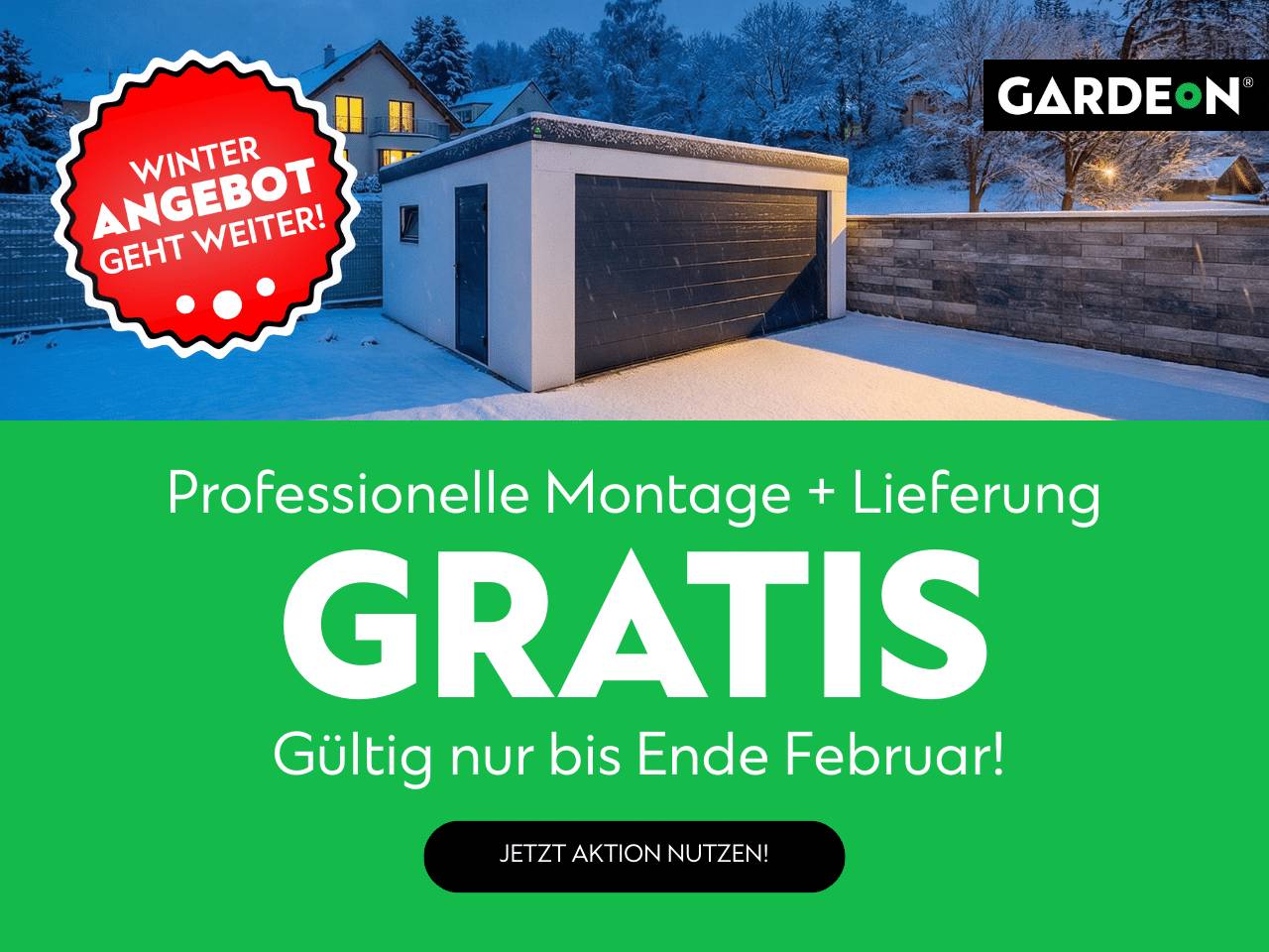 Aktion GARDEON | Garage