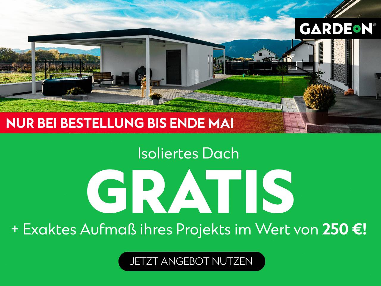Aktion GARDEON | Gartenhaus