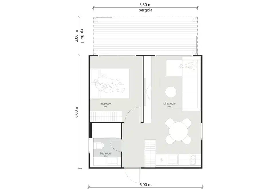 Grundriss Mini House