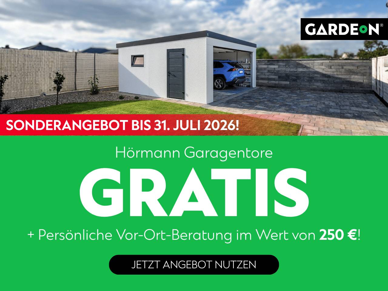 Aktion GARDEON | Garage