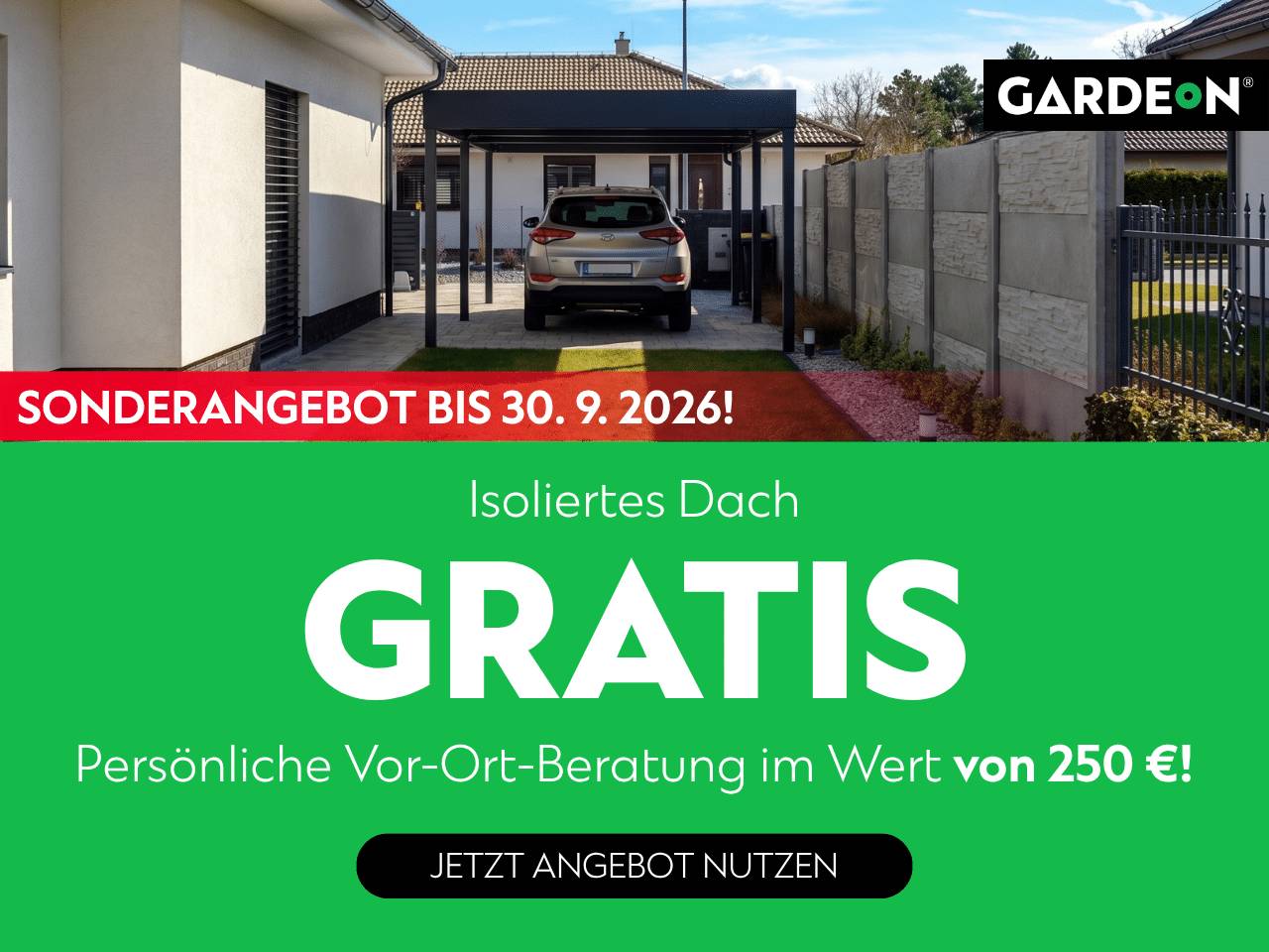 Aktion GARDEON | Carport