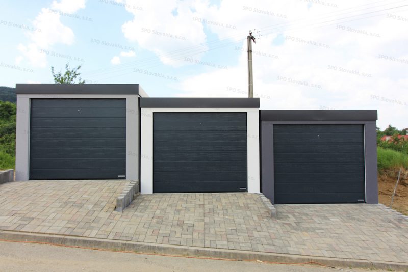 Flachdach Garage: Fertiggaragen mit Pultdach | GARDEON